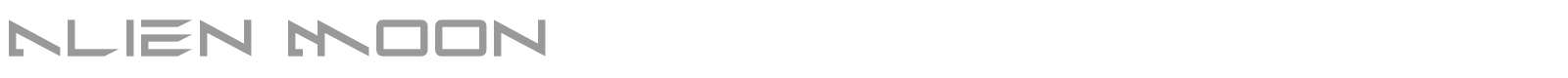 Alien Moon font preview